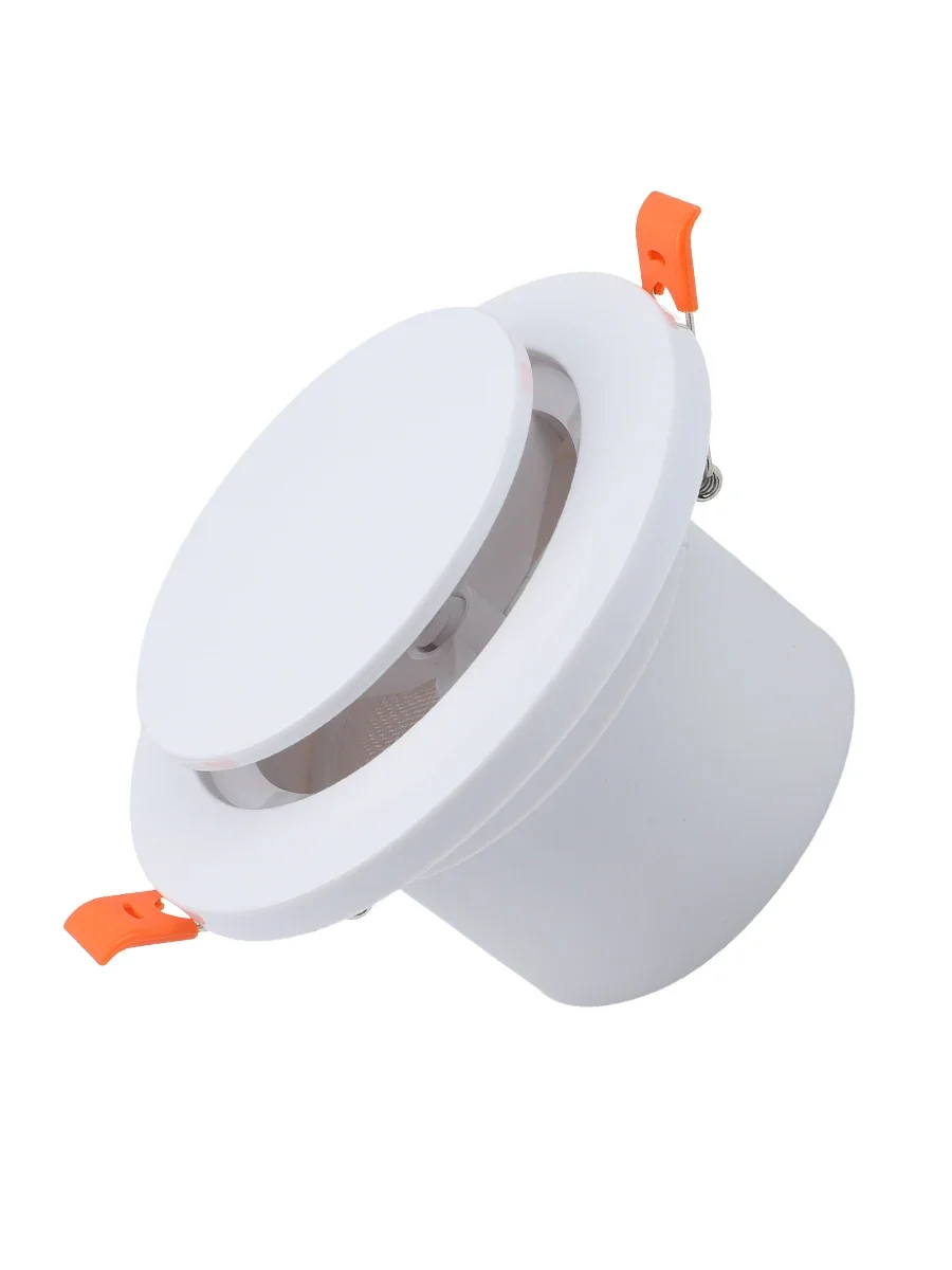 

Circular Air Outlet With Filter For Intake Exhaust And Return Air Vent ABS Adjustable Grille For Wall Ceiling Kitchen Bathroom