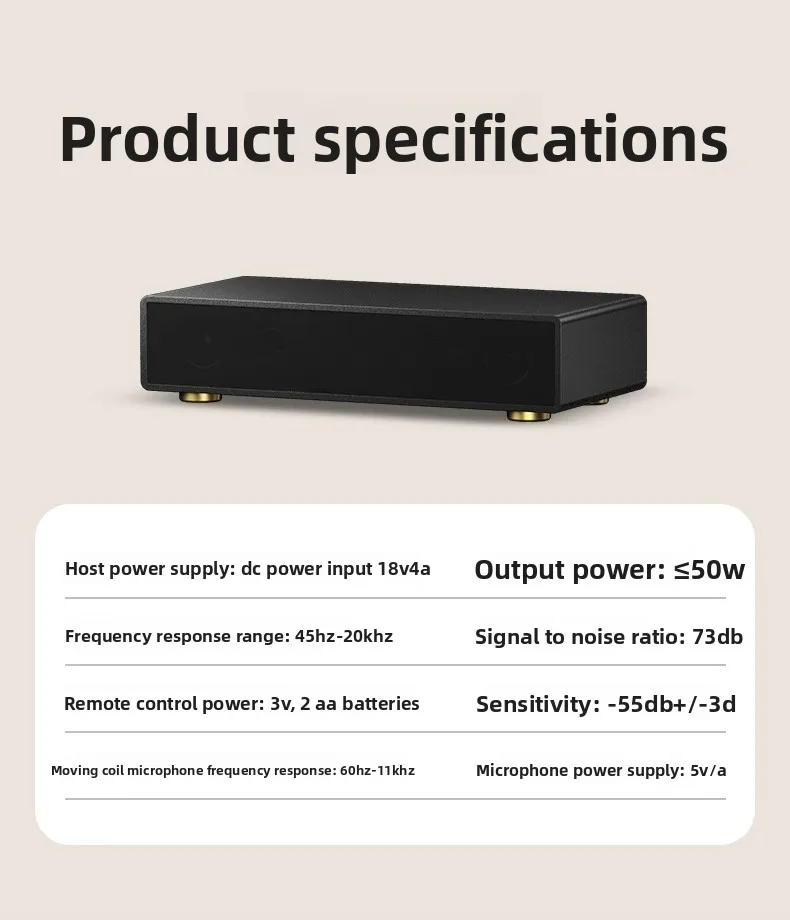 Home KTV audio integrated microphone intelligent jukebox