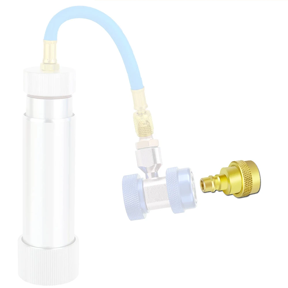 

2Pcs A/C R134a To R1234yf Conversion Kit,Quick Adapter Adjustable High&Low Voltage Connector, Air Conditioner Refrigerant System