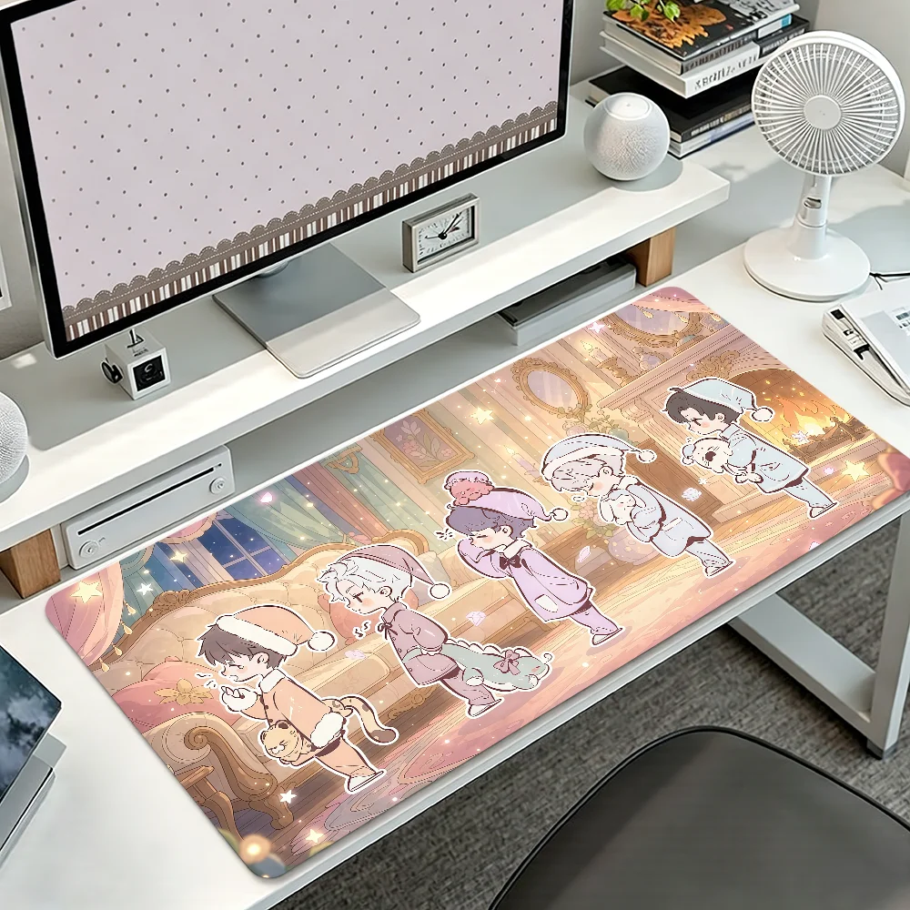 Cute Love And Deepspace Mouse Pad Large Non-slip Lockedge Desktop Computer Desk Mat Keyboard MousePad Office Gamer Student