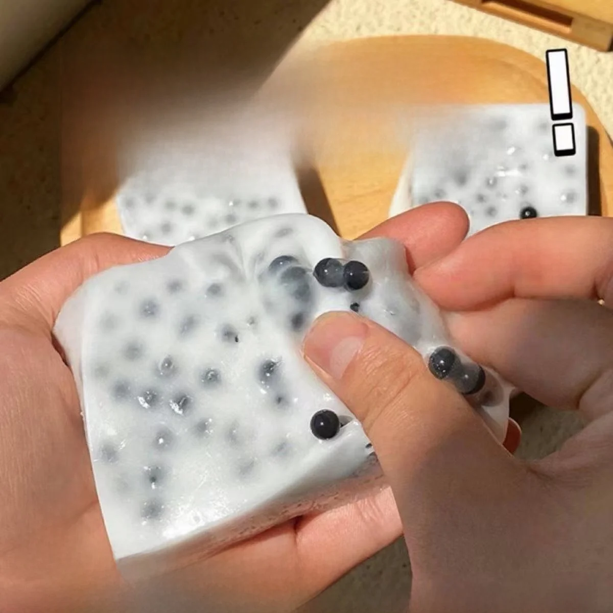 Novo taba squshy macio pegajoso engraçado squeeze brinquedo espinha bloco para crianças adultos ocd brinquedo sensorial ansiedade alívio relaxamento presente