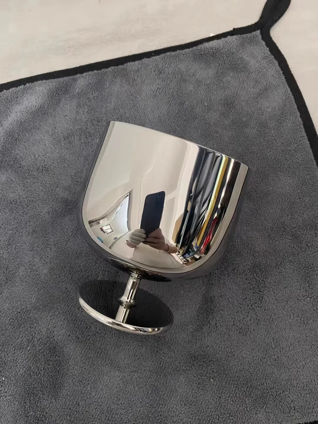 

Итальянский минимализм, чашка для вина из нержавеющей стали, праздничные подарки, бар, кофейня, украшение для барной стойки, украшения для фотографий, чашка для молока