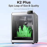 Creality K2 Plus 3D Printer Max 600mm/s Speed Dual AI Cameras Support Multi-color Printing Dual AI Cameras 350x350x350mm Size