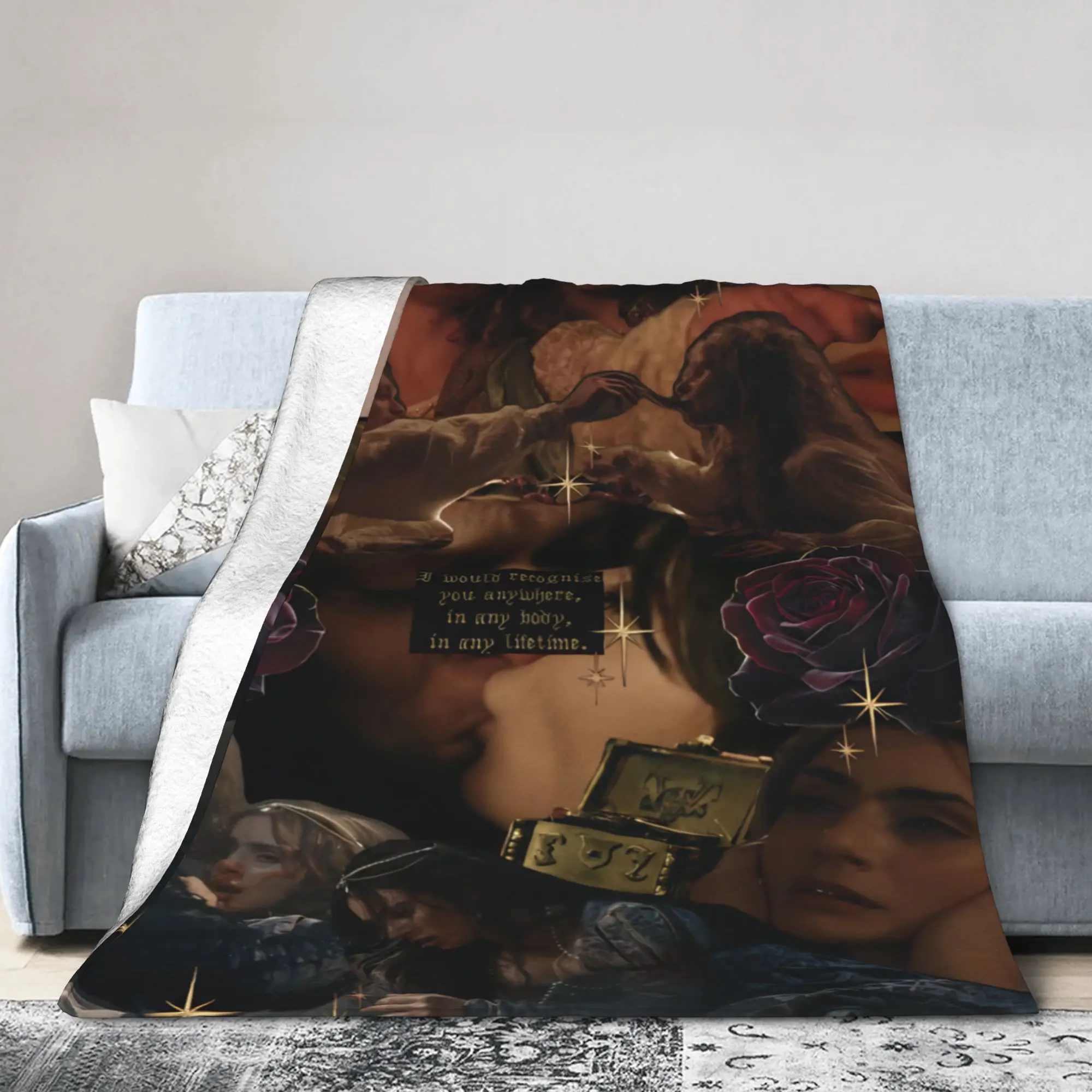 Dracula A Love Tale Blankets Flannel  Relax Ultra-Soft Throw Blanket for Bedroom Rug Piece