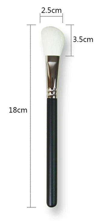 High end Contour Brush Natural Goat Hair #168 Angled Powder Blush Brush Sculpting Bronzer Makeup Brush