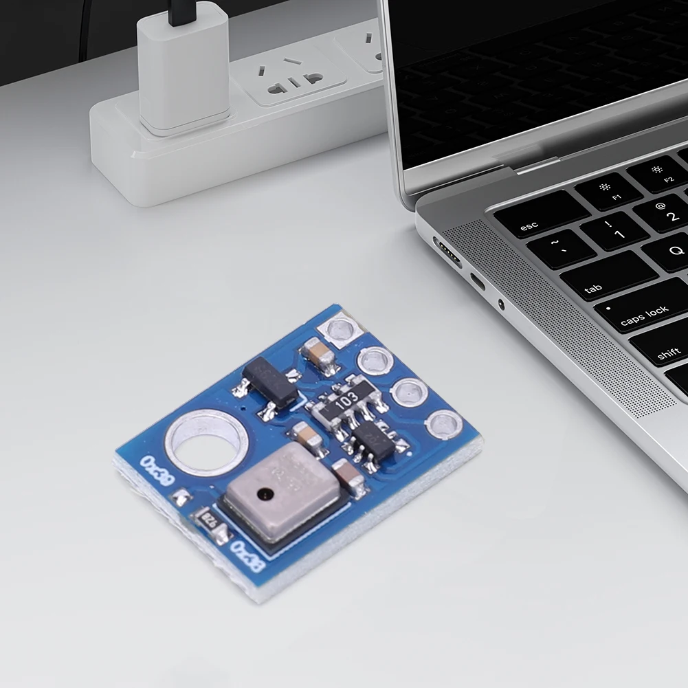 AHT10 อุณหภูมิความชื้นเซนเซอร์โมดูลการวัดความแม่นยำสูงดิจิตอลอุณหภูมิความชื้นเซนเซอร์โมดูล I2C สำหรับอาร์ดูโน่