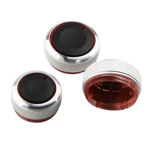 Aluminum Alloy Air Conditioning button, AC button, button on heat control, VW Polo 2002-2013, 2014, MK4, MK5, 9n, 9n3, 6R, 3pcs Main Sales Command Air Conditioning Polo - №4