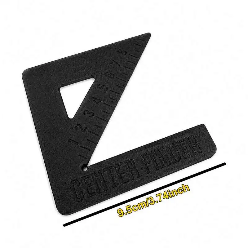 Center Finder Marking Tool Woodworking Position Locator Jig Precision Line Scribe Measuring Marker Accessory
