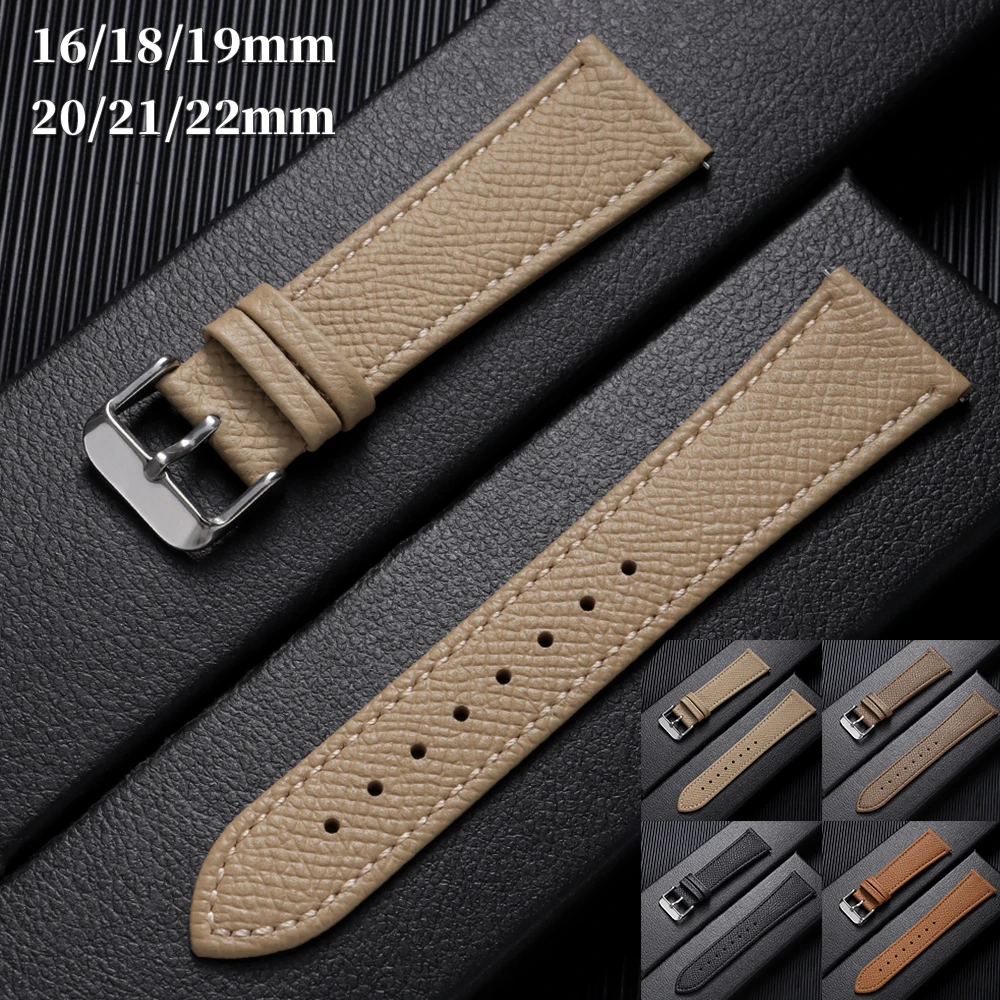 Bracelets de montre universels en cuir de veau vintage à dégagement rapide 16mm 18mm 19mm 20mm 21mm 22mm pour hommes et femmes