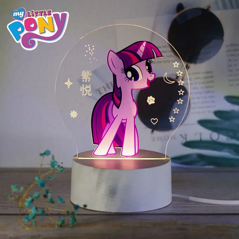 

My Little Pony 3D Night Light Night Atmosphere Light Table Lamp Yunbao Rourou Character Surrounding Children's Birthday Gift