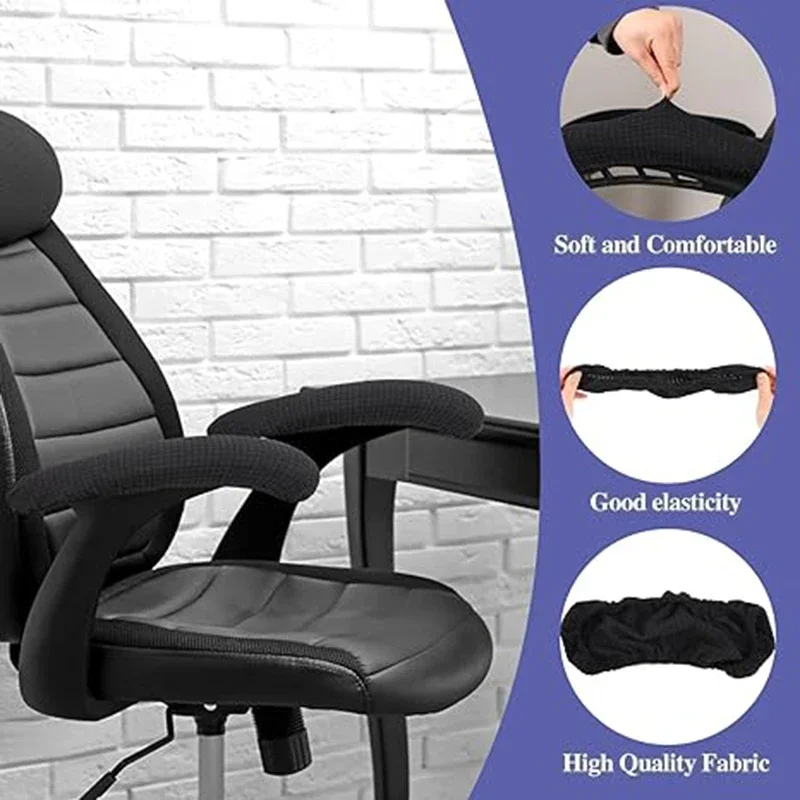 Waterproof for Office Home Stretch Chair Armrest Covers 1 Pair Dustproof High Quality Computer Chair Elbow Arm Rest Protector