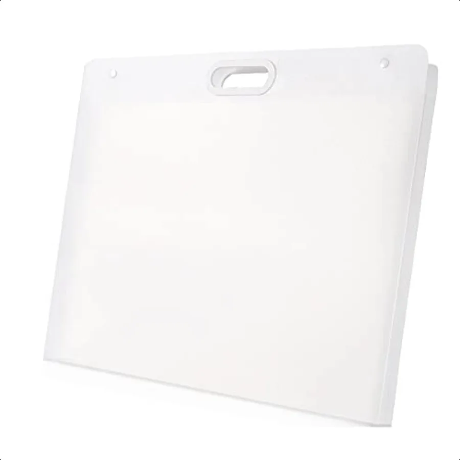 

Plastic Art Portfolio Large Art Portfolio with Handles Waterproof Portfolio Folder for Artwork Arts Storage Case for Drawing Sk