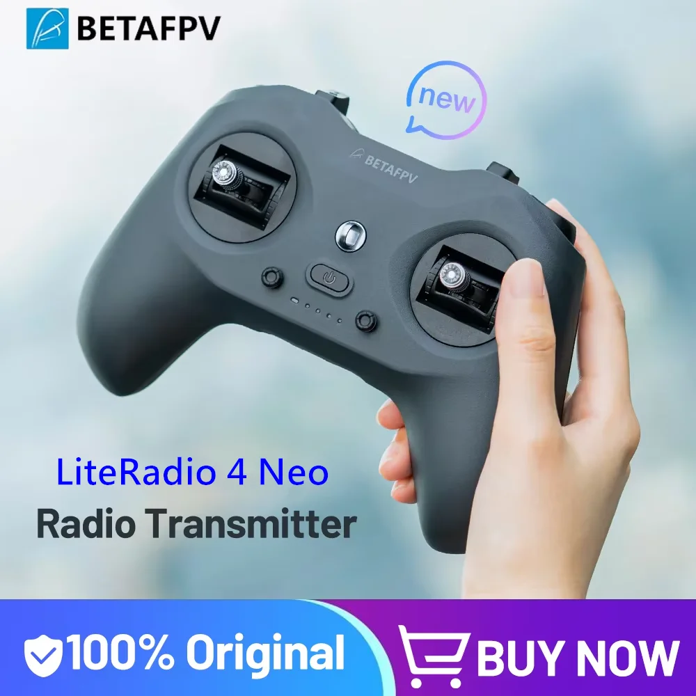 BETAFPV LiteRadio 4 Neo Radio Transmitter 10Channel  Built-in 1S LiPo ExpressLRS 2.4G  for RC FPV Drone Quadcopter Freestyle