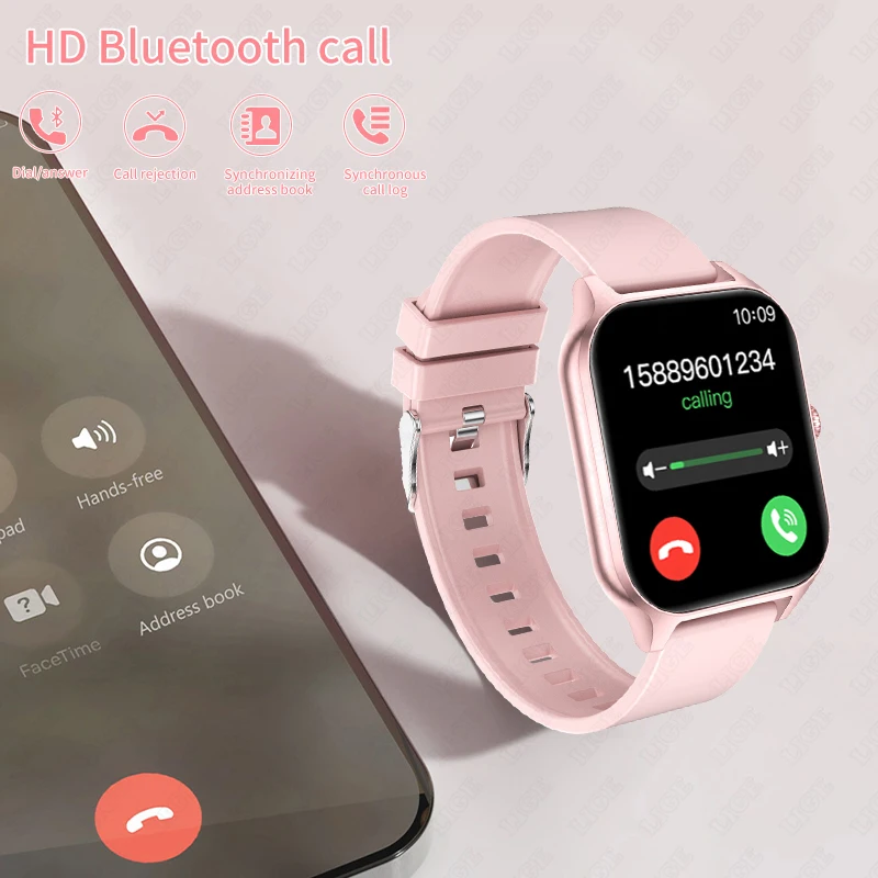 Luxury Smart Watch For Women Bluetooth Calling Music Fitness Sports Bracelet Health Monitoring 1.83 Inch Ladies Smartwatch Women