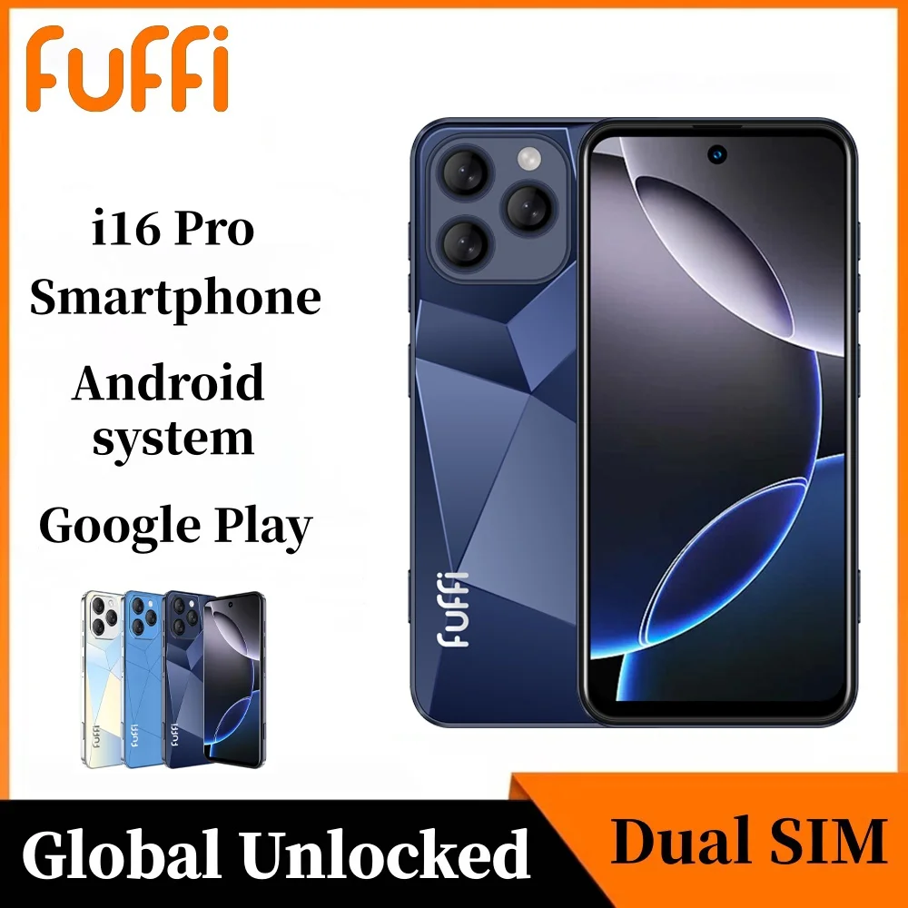 Teléfono Inteligente FUFFI Global Vision I16 Pro 5G Android 5300mAh 4GB RAM 46GB ROM 6.56 Pulgadas 1080x2640HD 24+48MP Red 4G