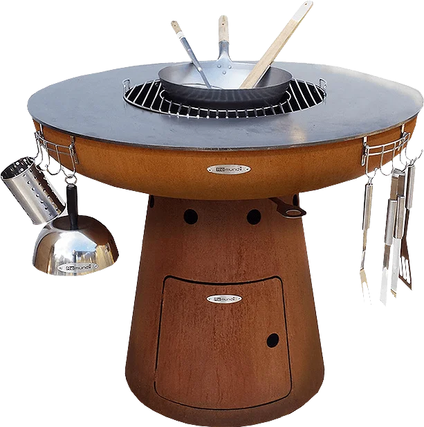 

Outdoor Cooking Fire Bowl Corten Steel Barbecue Grill