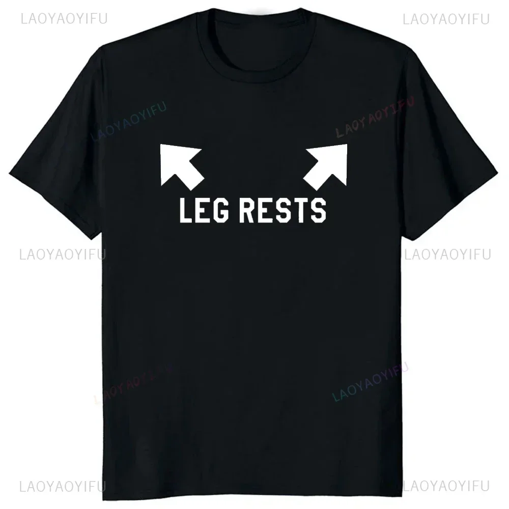 S-5XL Humor Printed Leg Rests Dad Joke Adult T-Shirt Hip Hop Casual Fashion Loose Streetwear Man Hot Sale Fathers Day Gift Tees