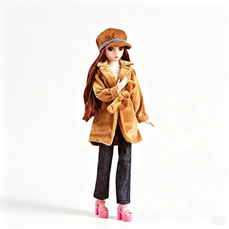 45cm Flexible Joint Bjd Doll Gift Box Set 18 Points Articulated Body Fashion Doll Girls Pretend Play Toy Birthday Present For Ki