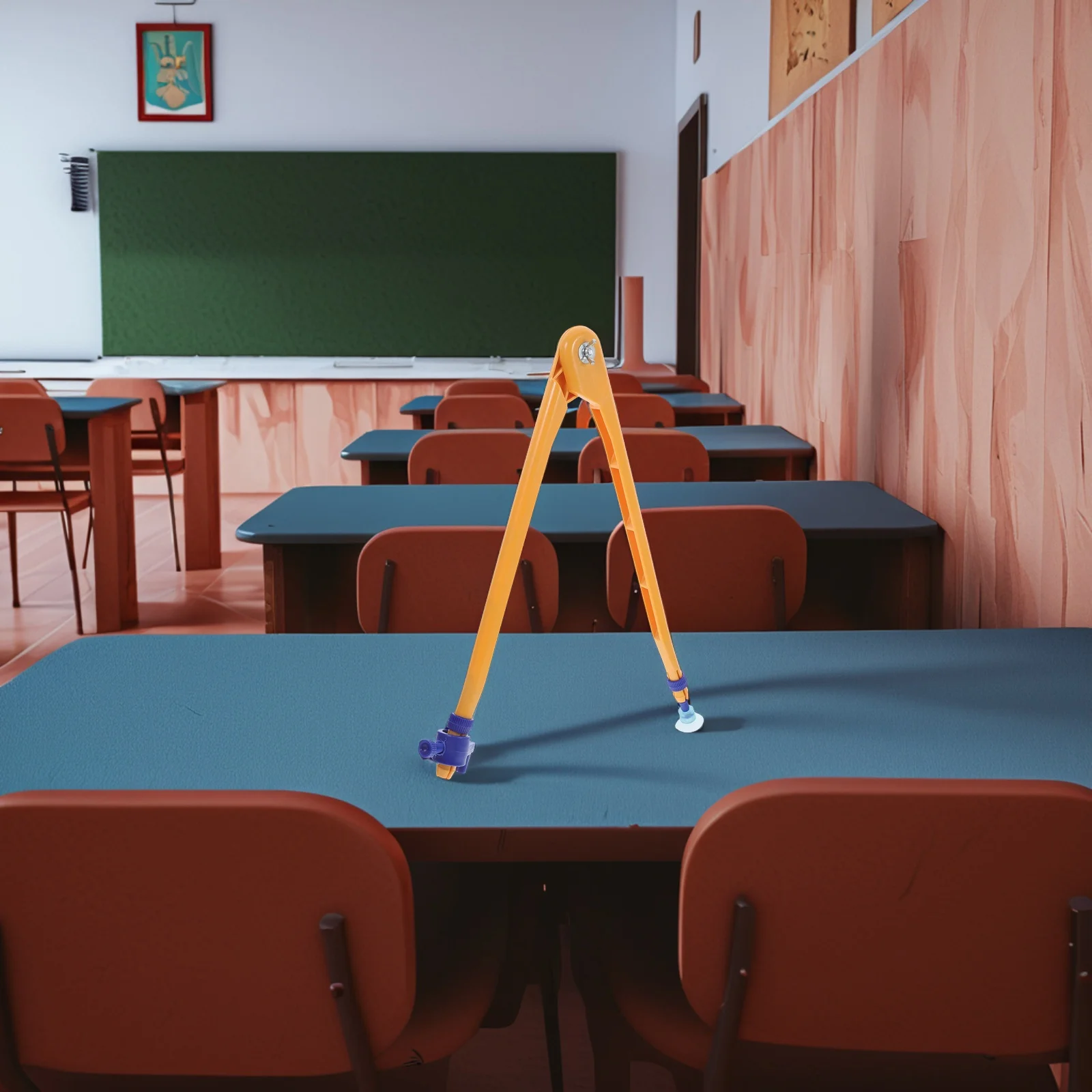 أداة رسم بوصلة تعليم الرياضيات متعددة الوظائف للسبورة البيضاء وعرض الهندسة وبوصلة شعاع كبيرة للمدرسة