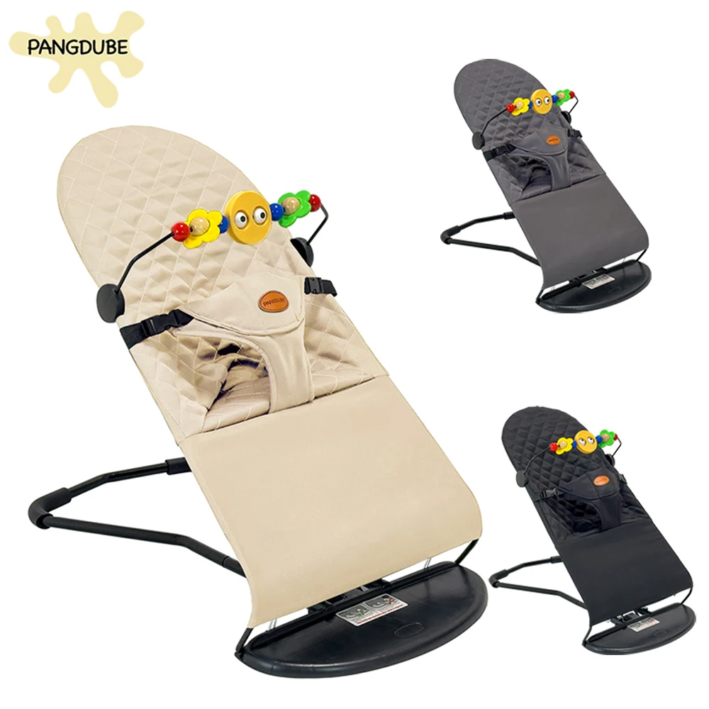 

PANGDUBE Baby Bouncer Foldable & Portable Bouncer Seat for Babies Reclining Chair Baby Bassinet for Infants Recliner