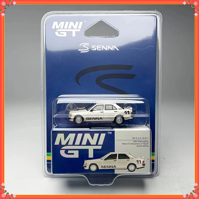 

MINIGT 1:64 #1076 190E 2.3-16 #11 1984 Alloy Car Model Ornament Souvenir Display Collection Hobby Gift