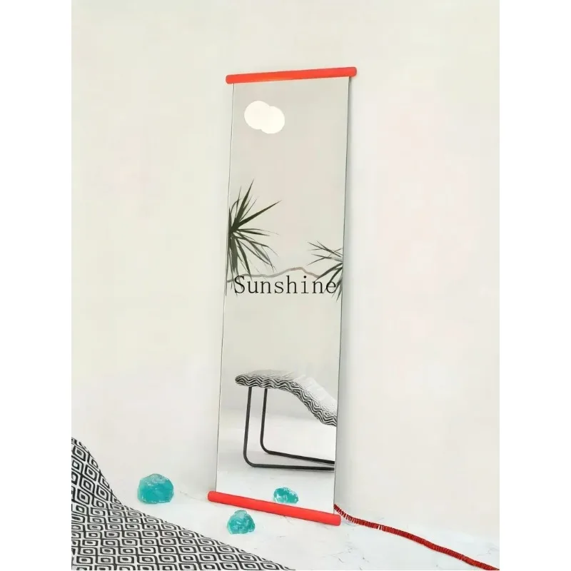 

Italian minimalist glass full-length mirror living room bedroom home wall floor-to-ceiling mirror