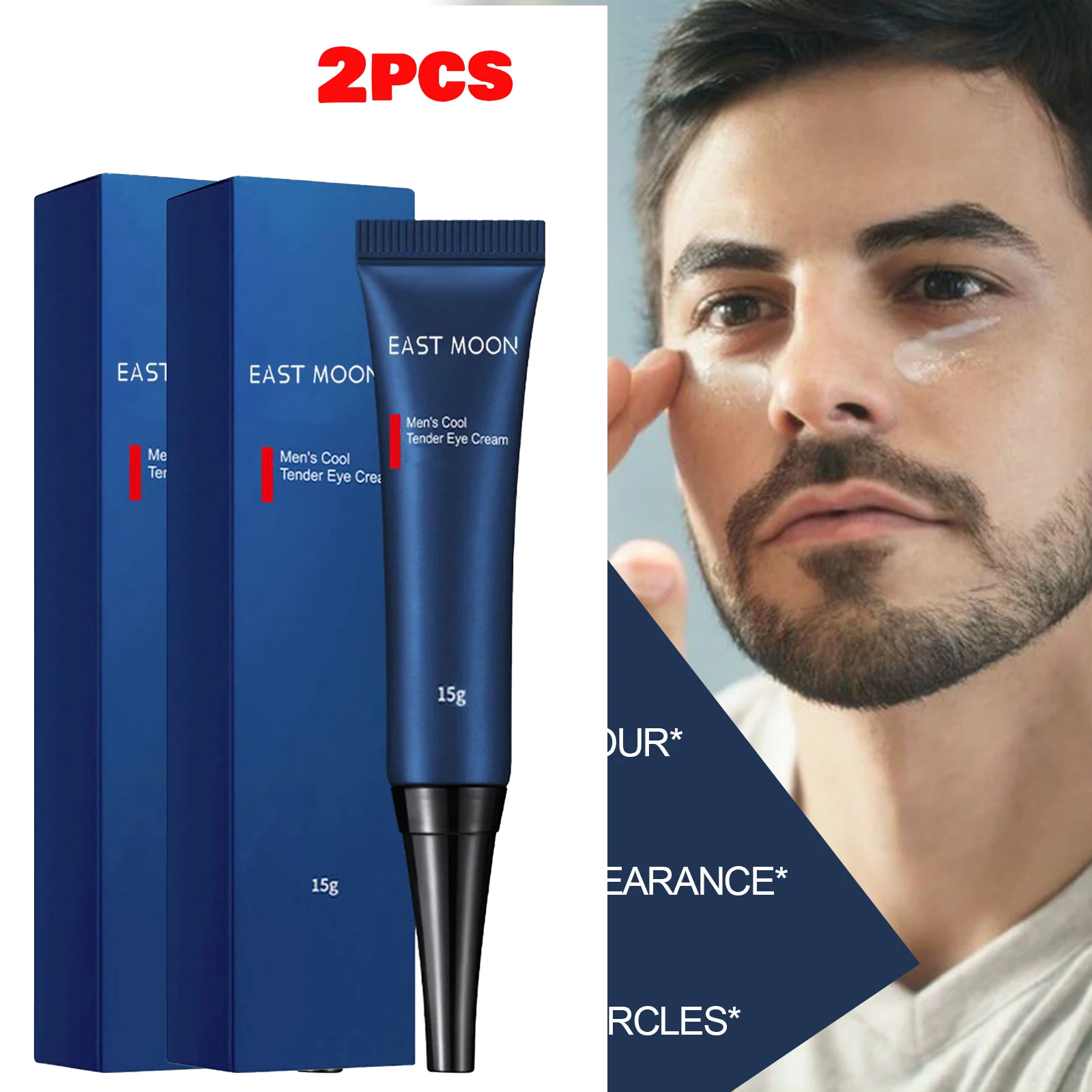 2026 جديد الرجال الريتينول كريم عين ترطيب الببتيد مصل العين إزالة الهالات السوداء الانتفاخ تتلاشى الخطوط الدقيقة مكافحة الشيخوخة العناية بالعيون