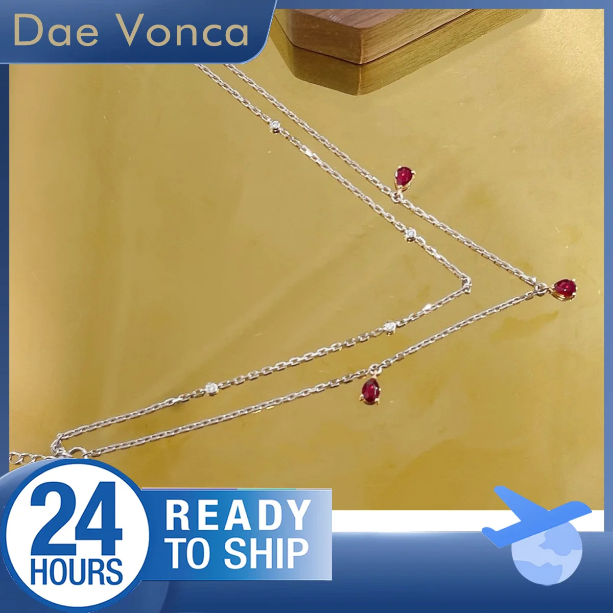 Pear Natural Ruby Bracelet Accented By Round Diamond Bracelet 18K White Gold Natural Ruby Bracelet Fine Jewelry For Women