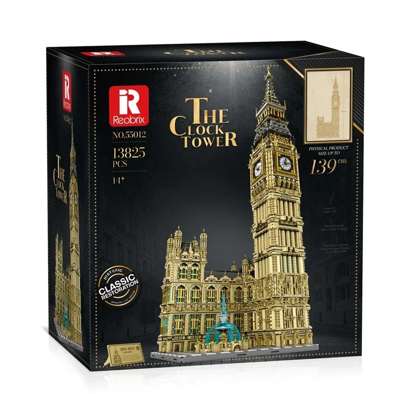

В НАЛИЧИИ Reobrix 55012 MOC UK Big Ben: Конструктор, Модель для сборки, Игрушки для мальчиков, Рождественский подарок