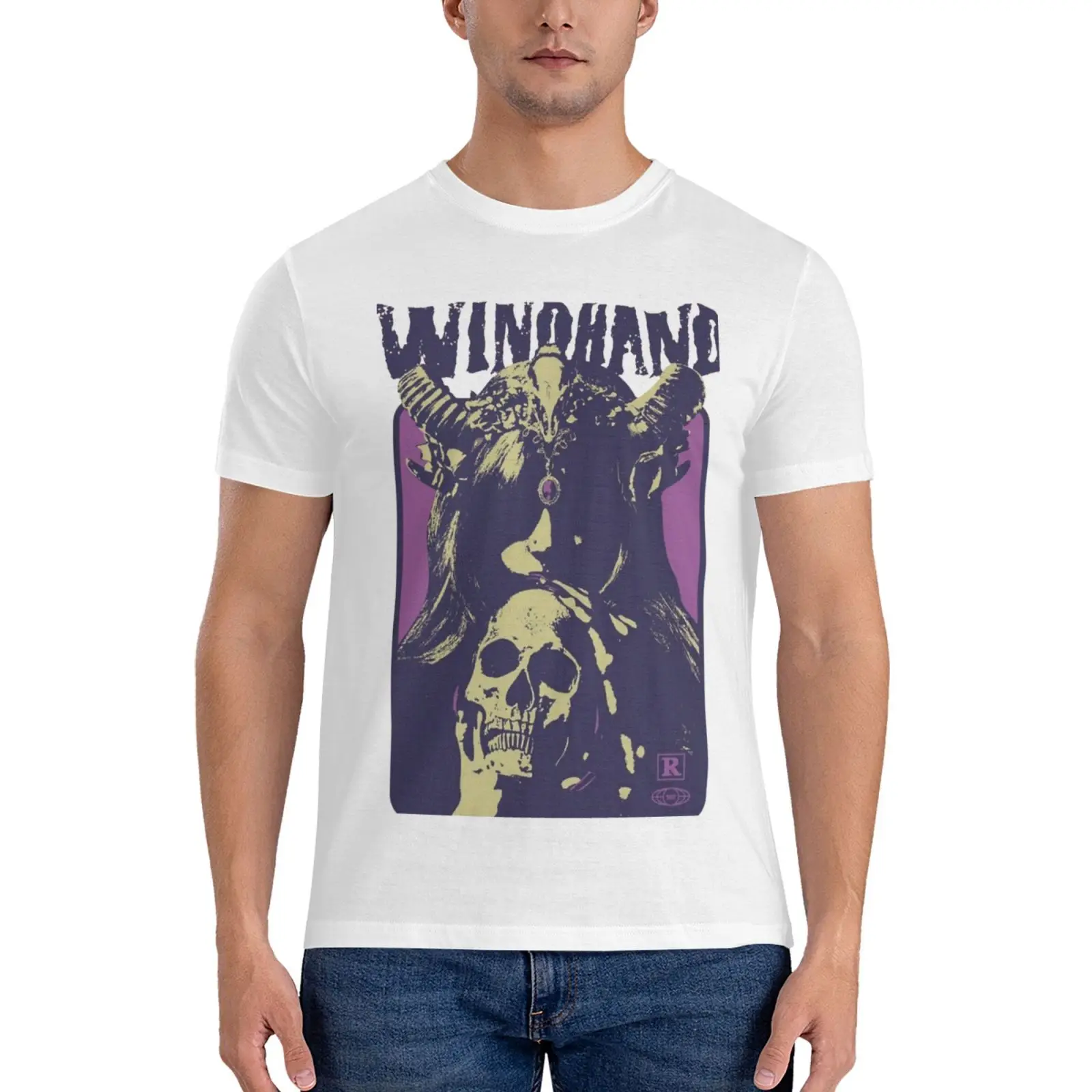 Windhand Poster Relaxed Fit T-Shirt cute tops men clothings quick-drying t-shirt summer top