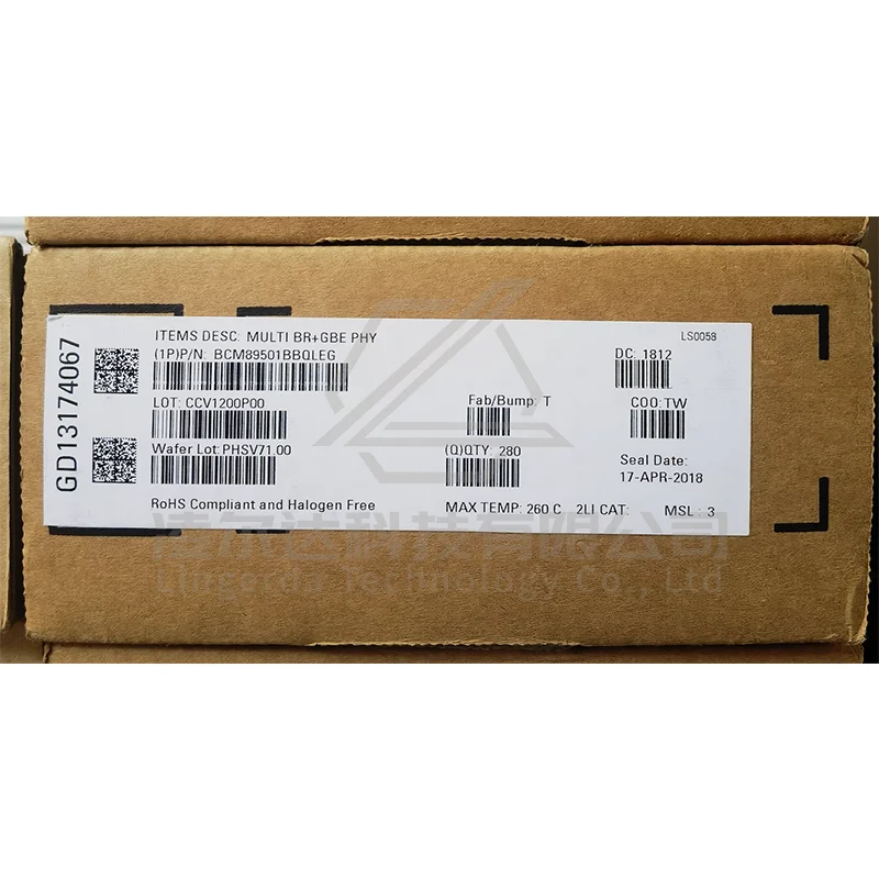 Brand new original BCM89501BBQLEG packaged QFP176 switch chip in stock at the warehouse DORNURRY