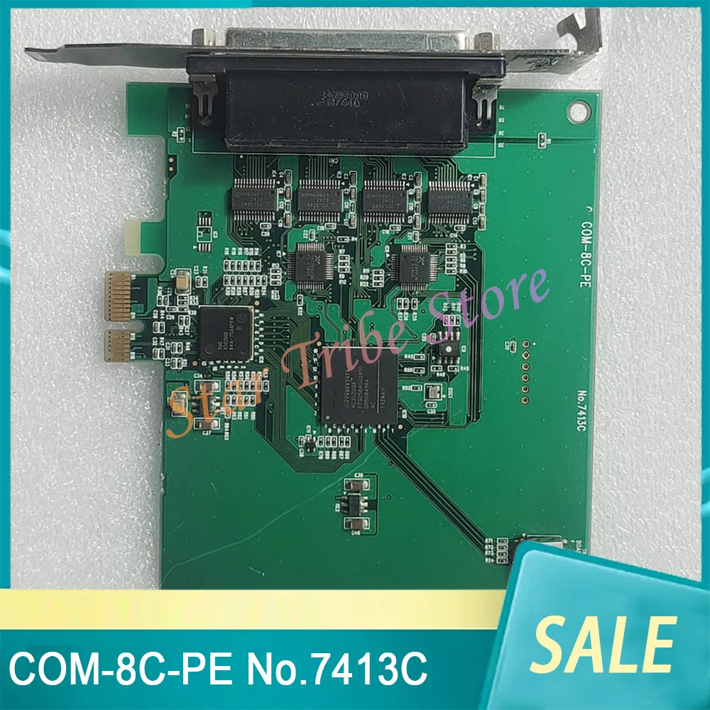 COM-8C-PE No.7413C Industrial Grade PCI-E Serial Port Acquisition Card