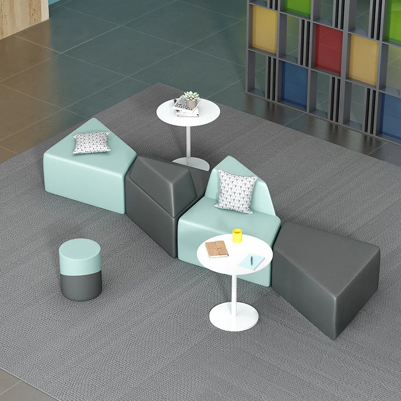 Library School Hotel Cinema Reading Room Office Hotel Reception Area Sales Department Shaped Sofa