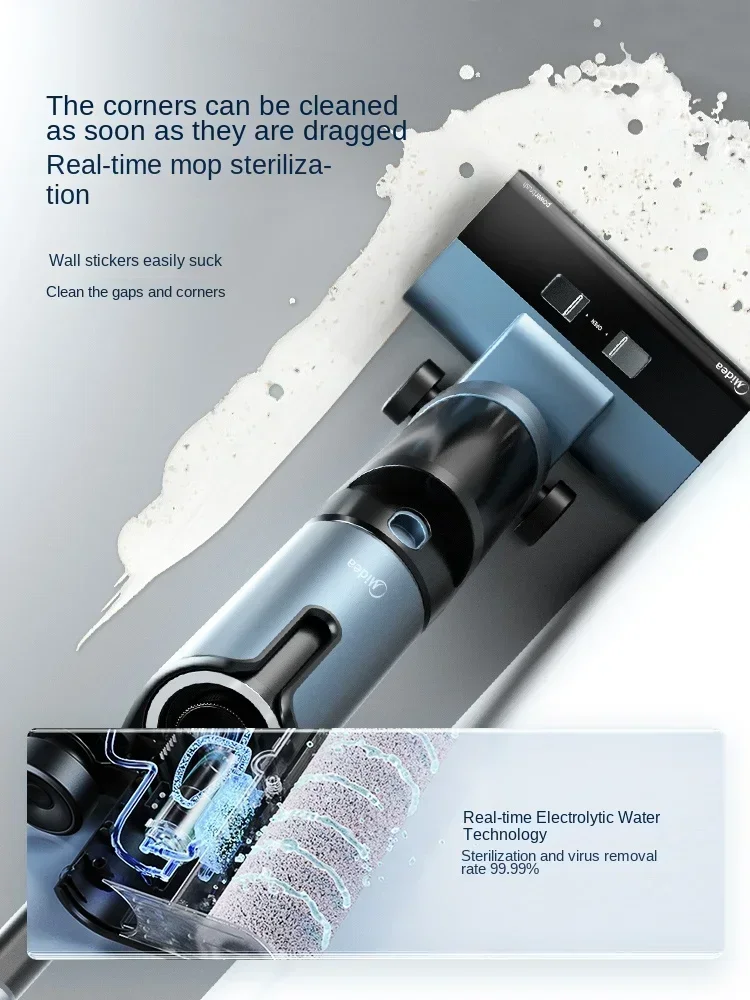 Original    Midea G5 Dust-free Washing Floor Smart Household Appliances Suction, Drag and Wash Integrated Vacuum Cleaner