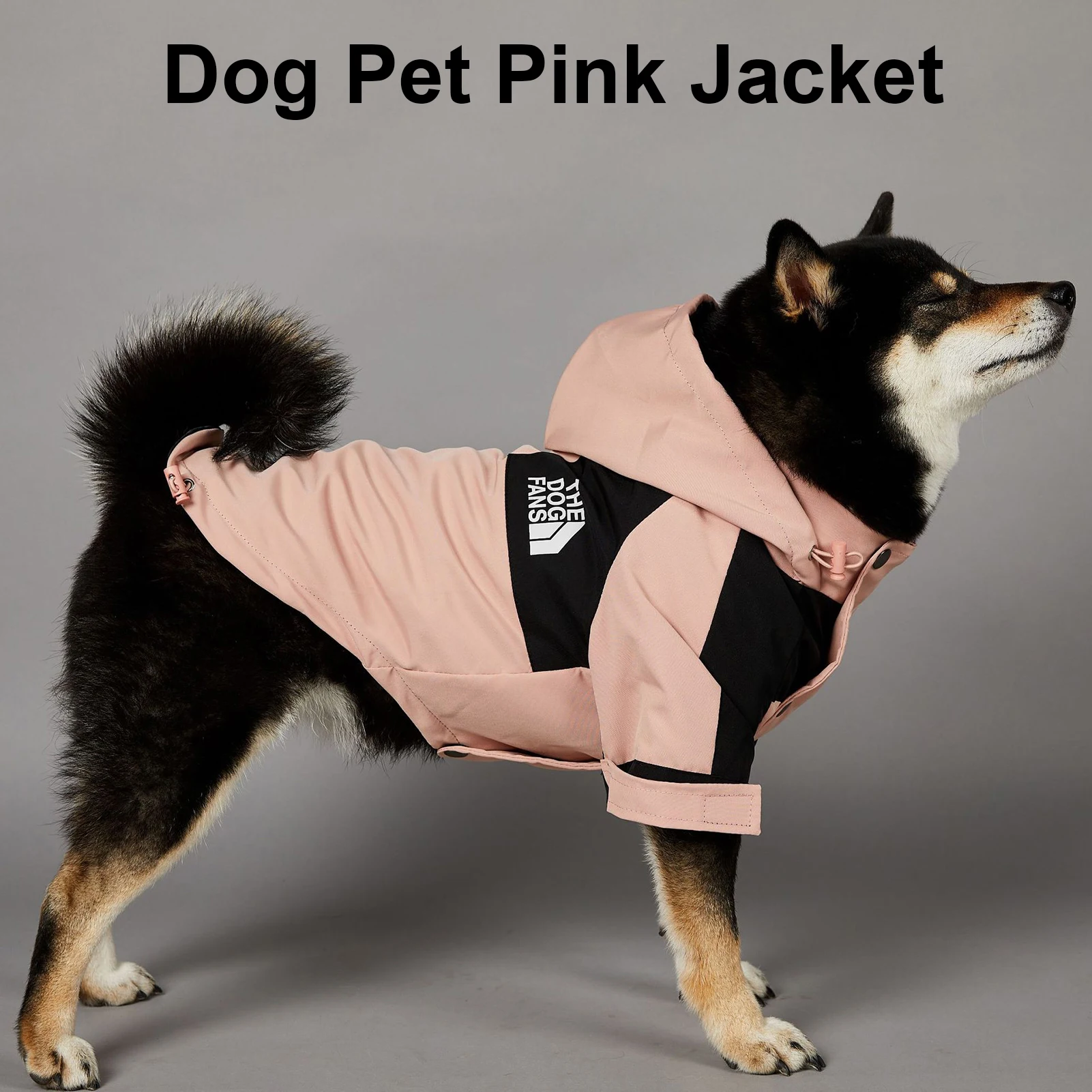 Dog Pet Charge Clothes Pink Windproof Rainproof Dog Large Dog Raincoat Dog Jackets Puppy Raincoat Chihuahua Outfit