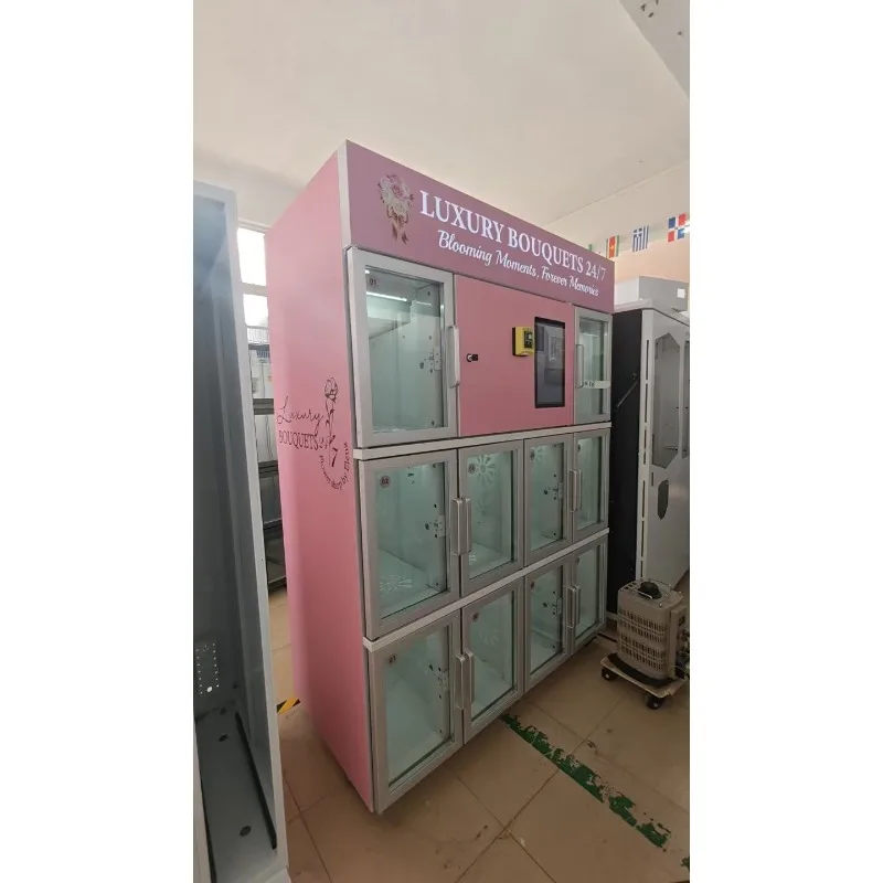 Unmanned Flower Vending Machine Automatic Smart Self Service Flower Shop System for Retail Business Management