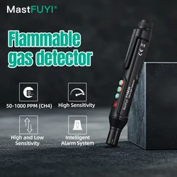 New Portable Gas Leak Detector Natural Gas Detector Combustible Gas Detector With Audible And Visual Alarm Gas Sniffer Test