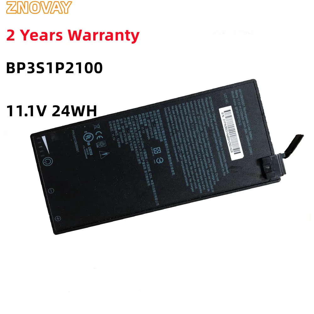 

ZNOVAY New 11.1V 2100mAh/24WH BP3S1P2100-S Battery for Getac V110 Rugged Notebook BP3S1P2100 441129000001