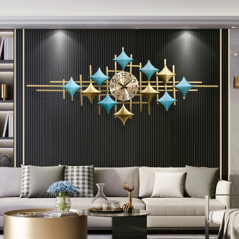 Modern Large Wall Clocks Wall Watch Silent Luxury Living Room Restaurant Nordic Minimalist Horloge Murale Home Decoration