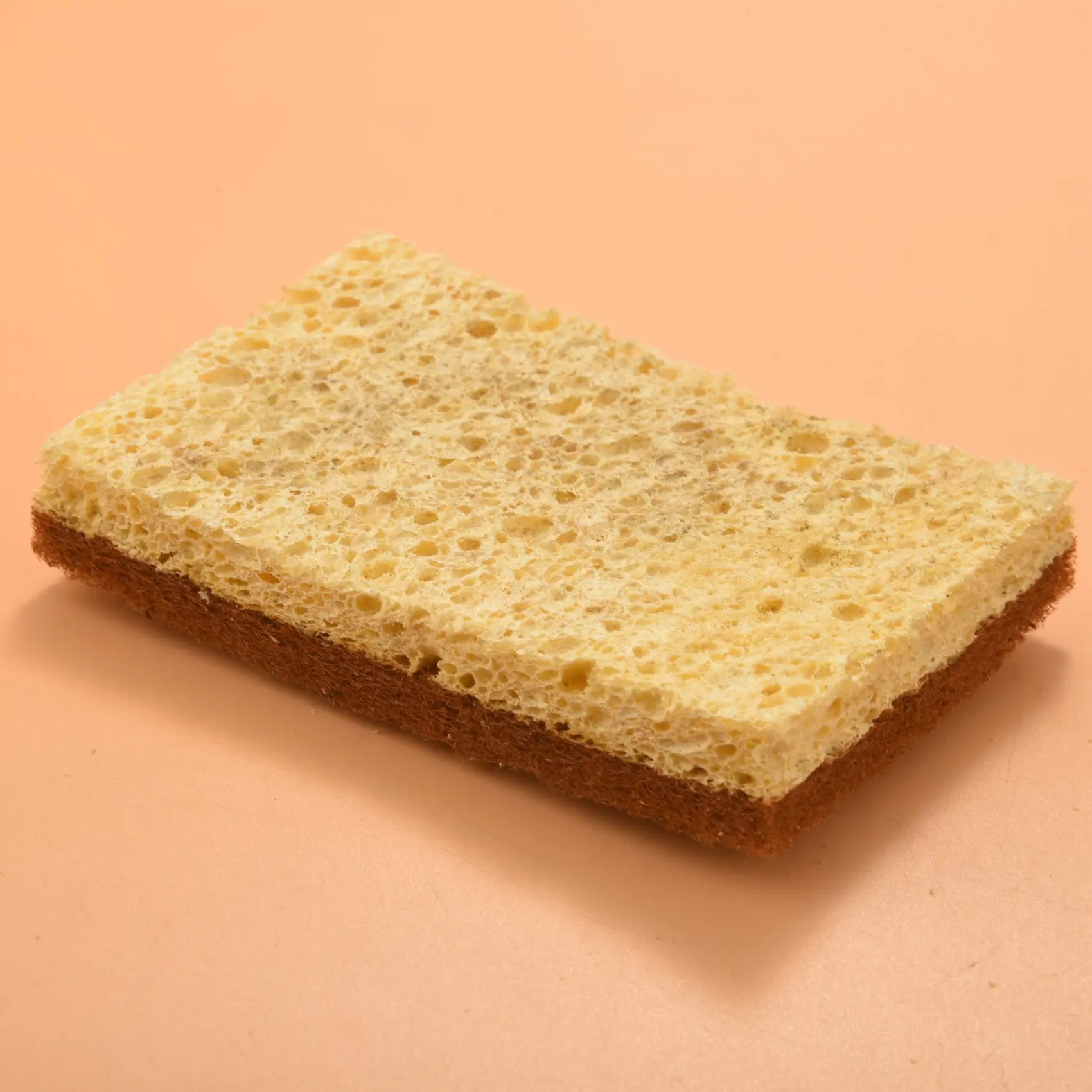 16 Pack,Biodegradable And Compostable Sponges Scouring Pad,Palm Fiber Eco-Friendly Sponge For Kitchen Dishes Cleaning
