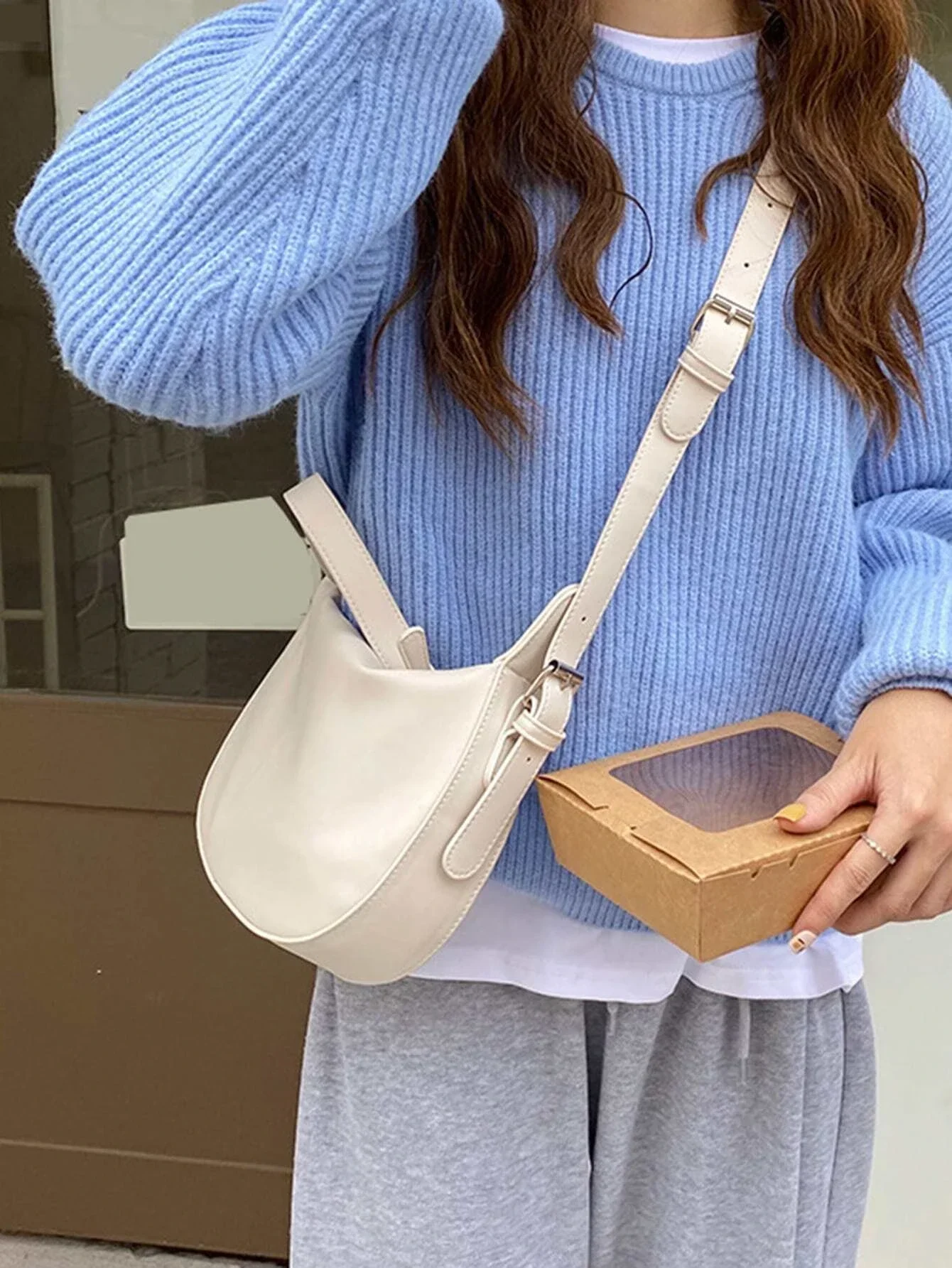 

Minimalist Stitch Detail Bag