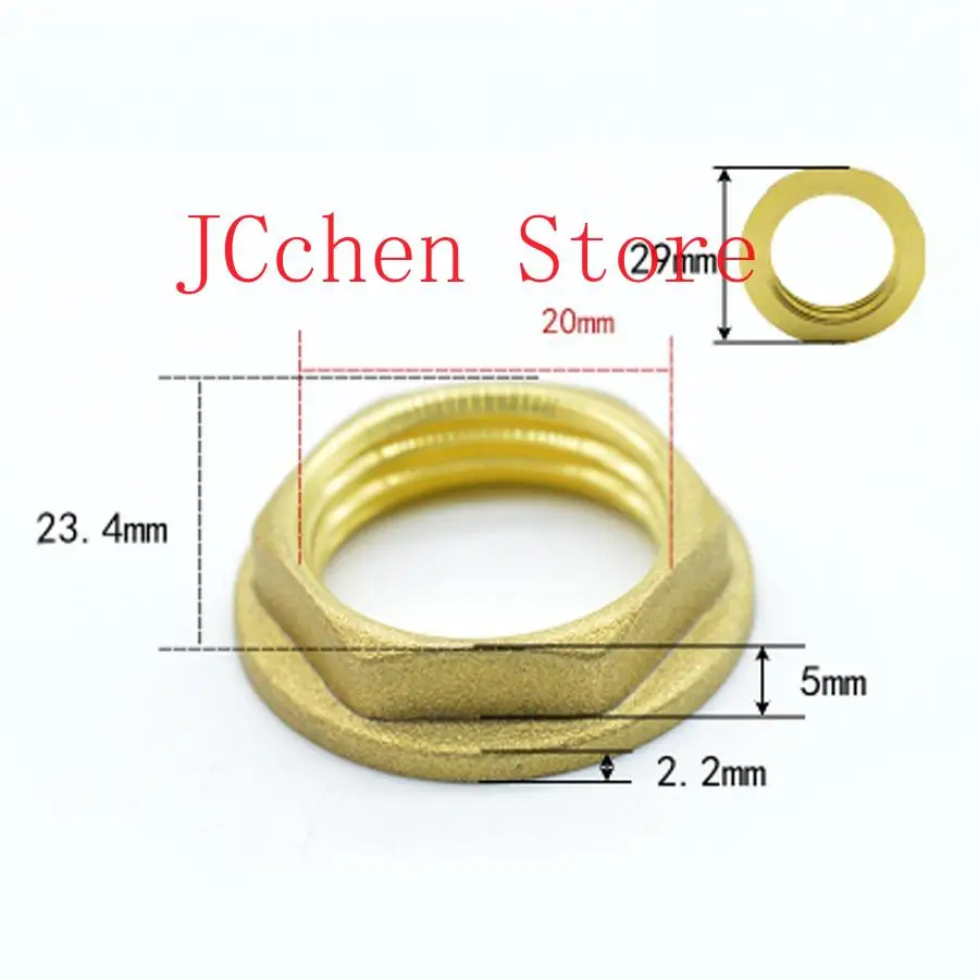 1/2 "BSP أنثى النحاس عرافة رئيس الجوز مع شفة غسالة فاصل وصلة أنابيب