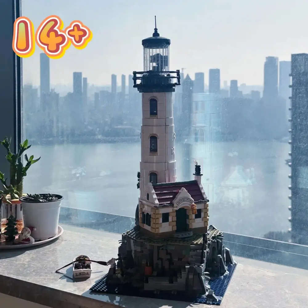 In Stock 2065pcs Technical Lighthouse DIY Educational Toy Assembled Building Blocks For Adults's Motorised Christmas Gifts view 2