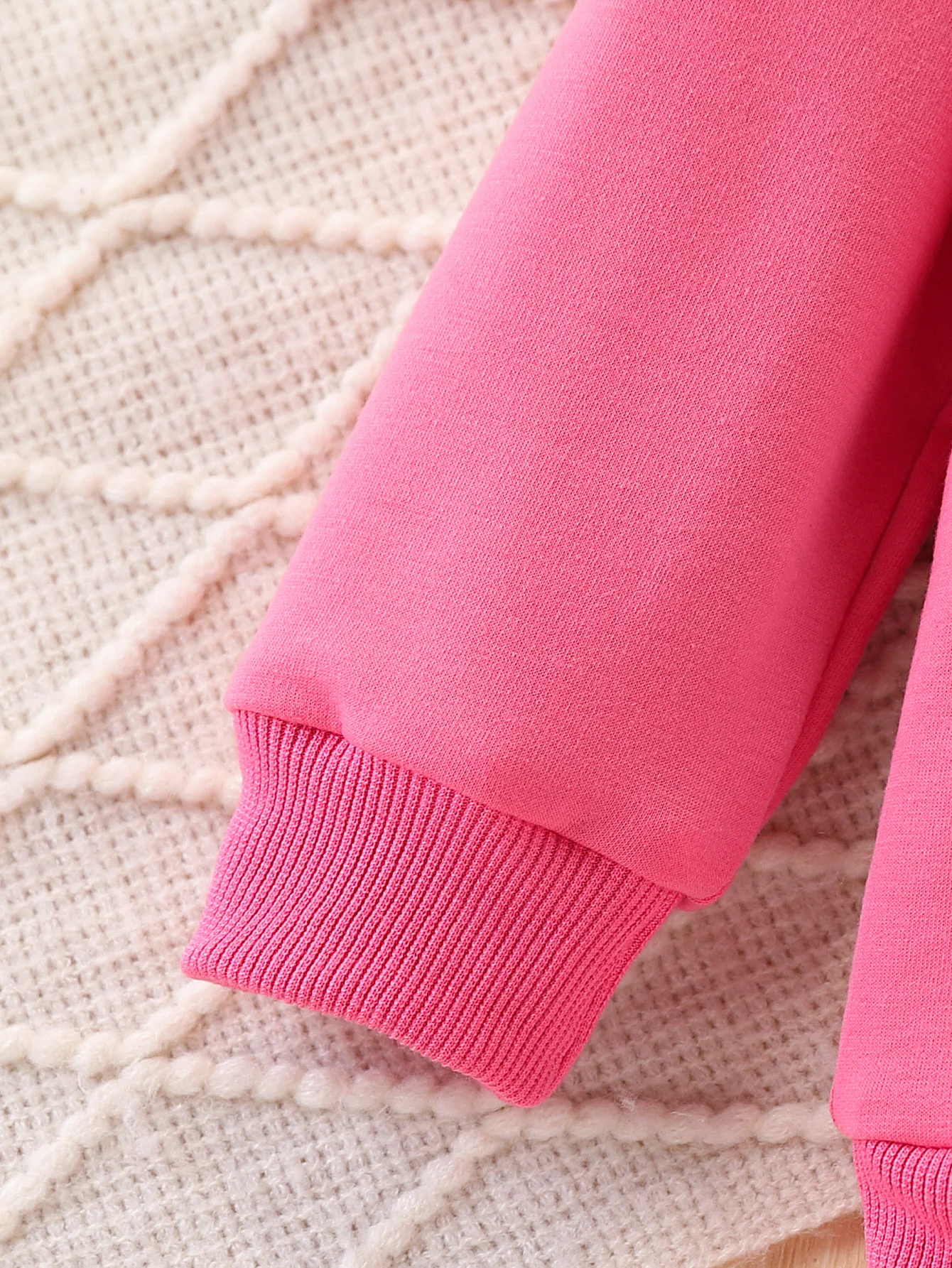 طقم مكون من قطعتين للفتيات، ملابس الربيع والخريف، بلوفر بغطاء للرأس أنيق مزين بالزهور + طقم سراويل طويلة، ملابس رياضية خارجية للفتيات الصغيرات للربيع والخريف #4