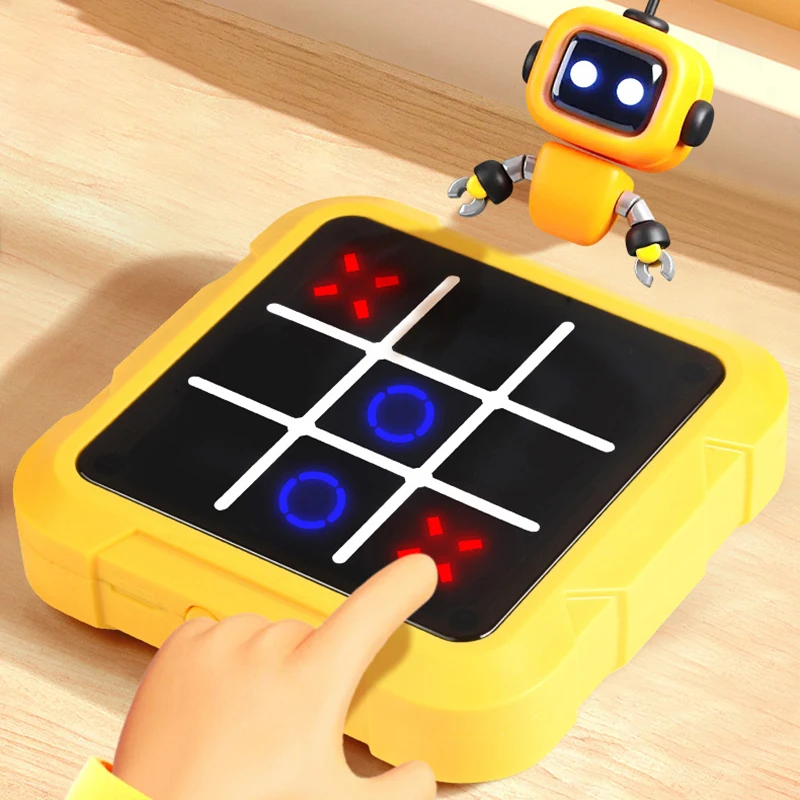 AI三目並べスマート電子多機能子供用おもちゃ教育的脳トレゲームオールインワンパズル