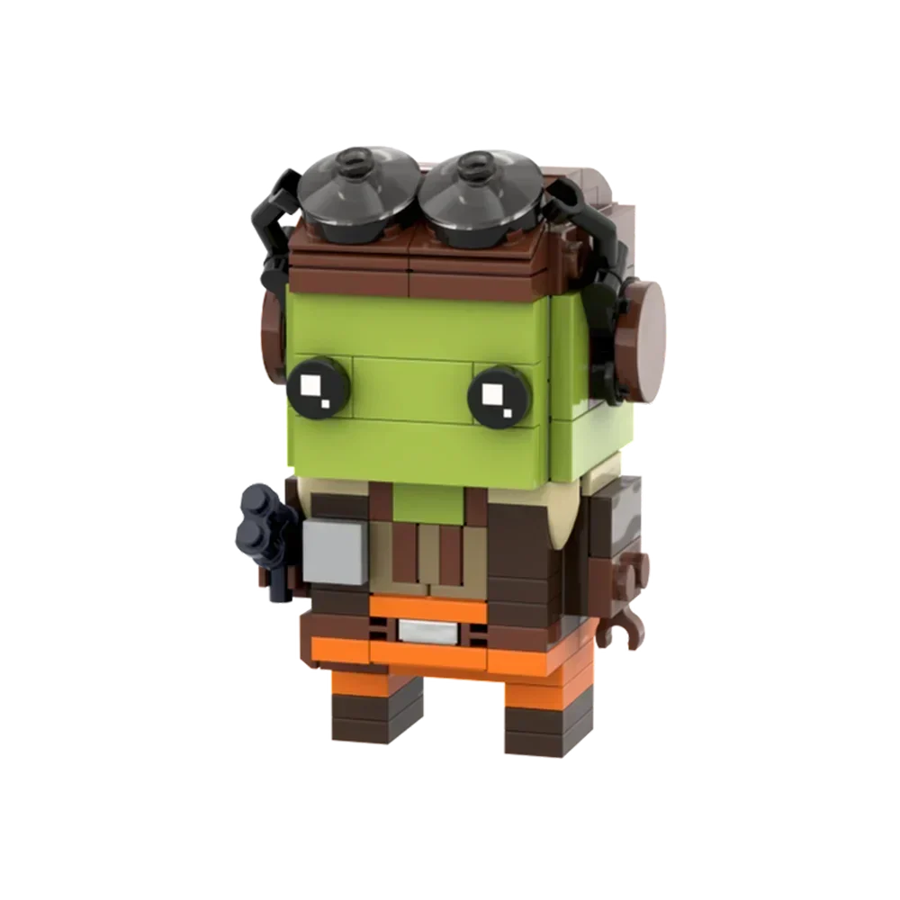 

Конструктор gobrick MOC General Hera Syndulla brickheadz, набор строительных блоков, кирпичи из фильма «Космические войны», образовательные игрушки, подарок