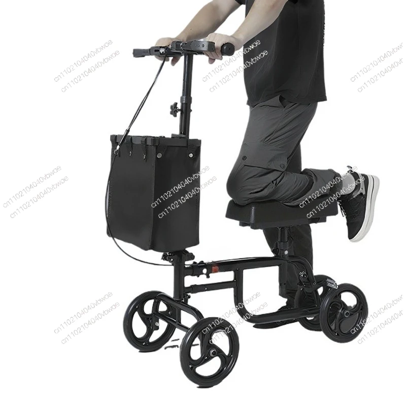 Rehabilitation training, walking aid fracture, single leg knee cart, disabled fracture, injury, walking aid cart