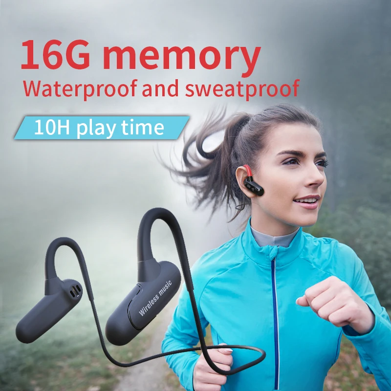 Cyboris SM508 IPX5 Waterproof Sports BT V5.0  TWS Sport Wireless Earbuds Blue Tooth Earphones with Mic