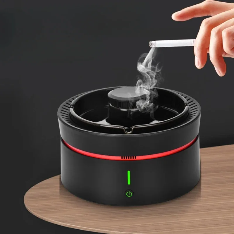 Fashion Multifunctional Anion Ashtray Air Purifier Household Small Office Smoke Removal Dust Removal