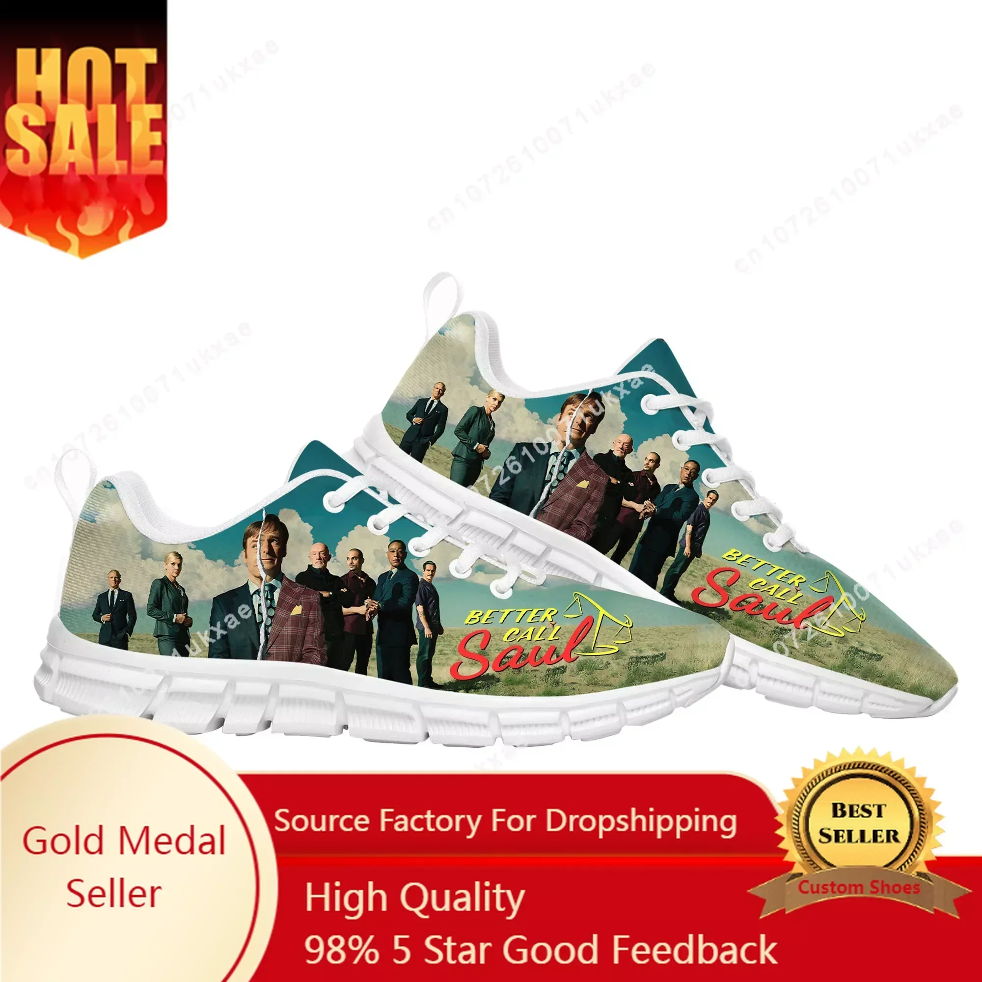 

Better Call Saul Vintage Sports Shoes Mens Womens Sneakers Parent Sneaker Casual Custom Made Shoes